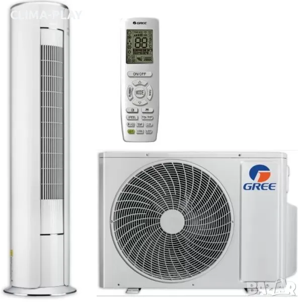 Колонен климатик Gree - GVH24AKXF-K6DNC8A  WiFi, 24 000 BTU, Клас A++, снимка 1