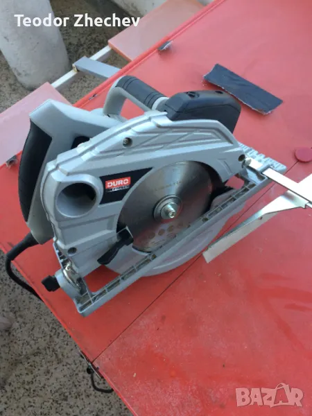 Немски Лазерен 1500 Вата-Масивен Профи Ръчен Циркуляр-Duro Pro CDY190FLA2B/5322, снимка 1