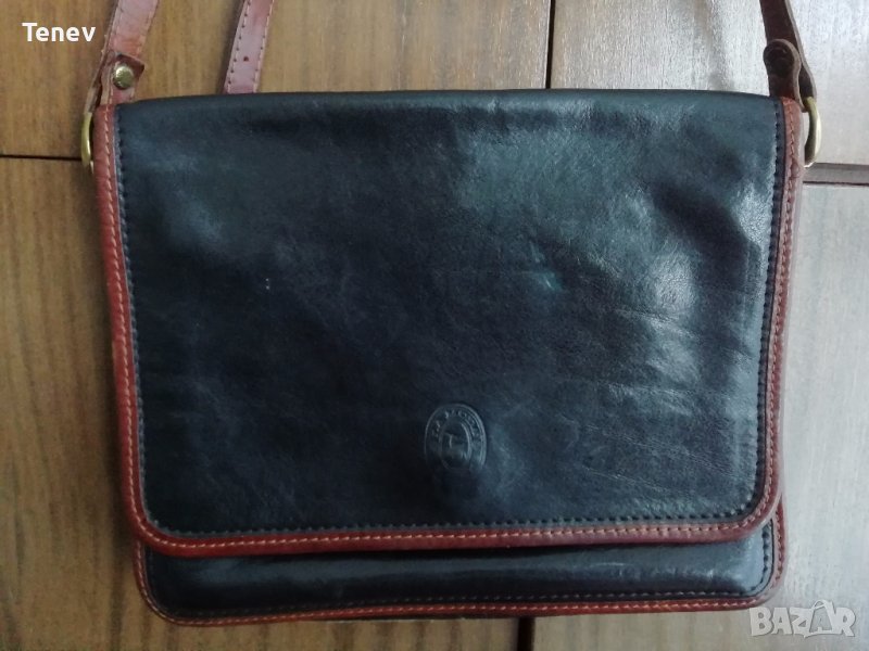 La Moda Design Vintage естествена кожа дамска чантичка винтидж , снимка 1