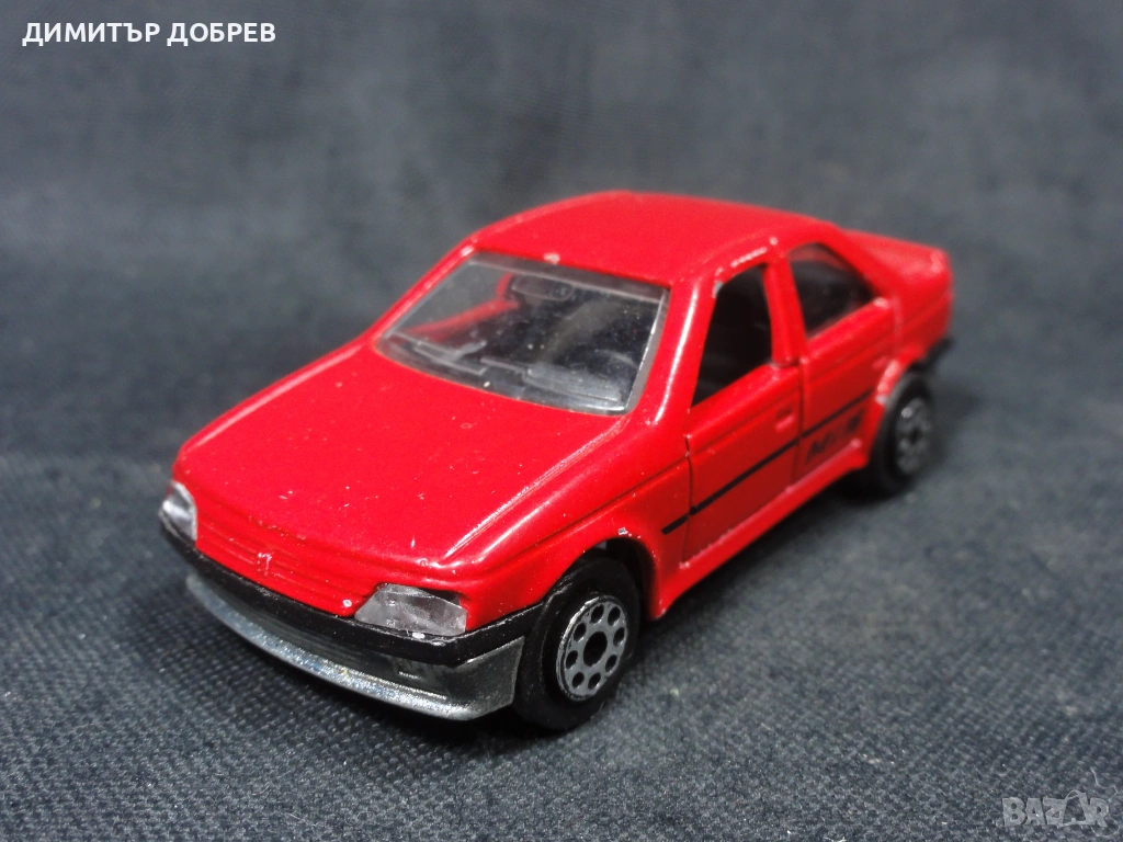 СТАРА РЕТРО МЕТАЛНА КОЛИЧКА PEUGEOT 405 MAJORETTE FRANCE, снимка 1