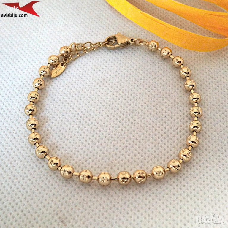 Гривна с 14К златно покритие 234828, снимка 1