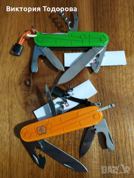 Оранжево джобно ножче Виктиринокс/Victorinox, снимка 1