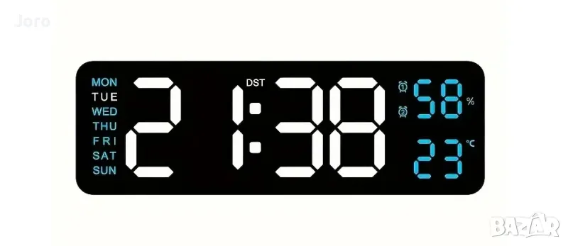 ГОЛЯМ LED Часовник , снимка 1