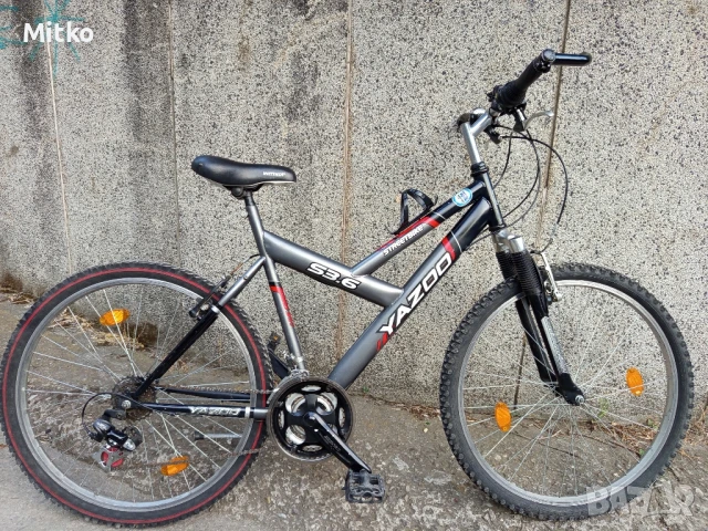 26 цола алуминиев велосипед с 21 скорости усилени капли амортисьори предни като нов , снимка 5 - Велосипеди - 51109817