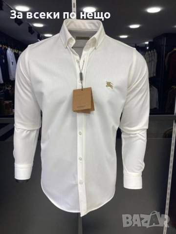 Burberry Мъжка Риза С Дълъг Ръкав Бърбъри - Налични Различни Цветове Код A1313