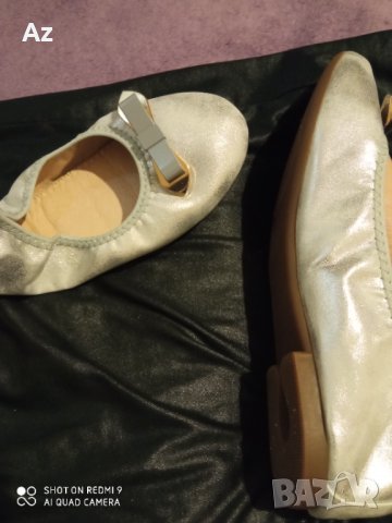 Балеринки в сребрист цвят, снимка 4 - Други - 31358598