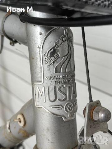 Ретро шосеен велосипед Mustang , снимка 8 - Велосипеди - 51843210