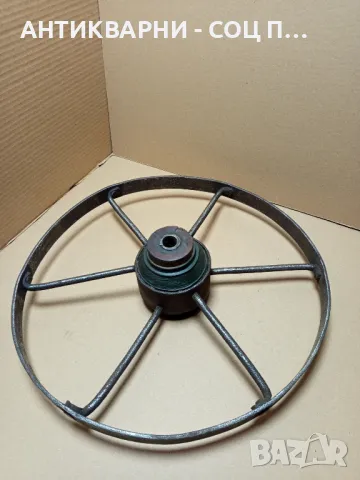 Старо Ръчно Ковано Метално Колело., снимка 5 - Антикварни и старинни предмети - 50074205