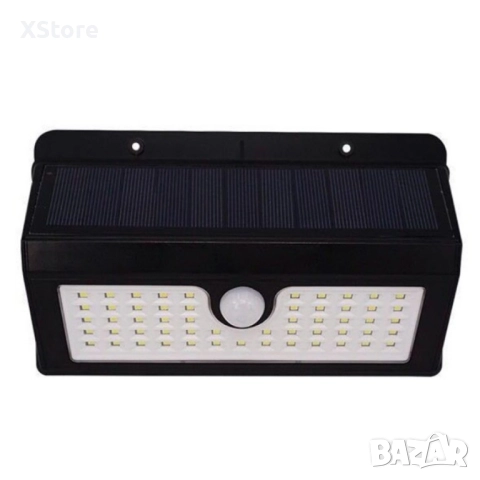 Соларна LED лампа с 55 диода, силна светлина, снимка 2 - Лед осветление - 51956994