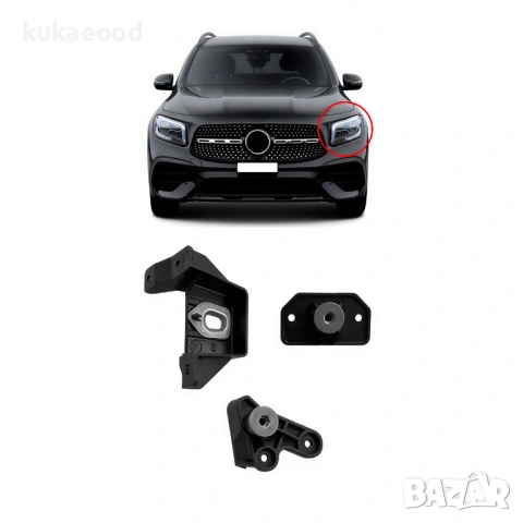 Комплект щипки за захващане на фар Mercedes GLB-Class X247, снимка 3 - Части - 54192171