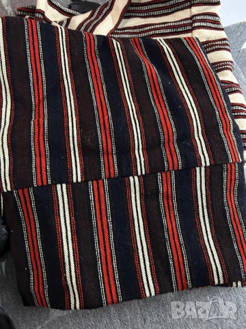 Ръчно тъкан автентичен калъф за дюшек, снимка 3 - Антикварни и старинни предмети - 51896395