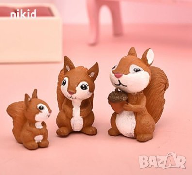 3 бр Катерички Катерица пластмасови малки фигурки играчки украса за торта игра фигурка, снимка 3 - Фигурки - 30329055