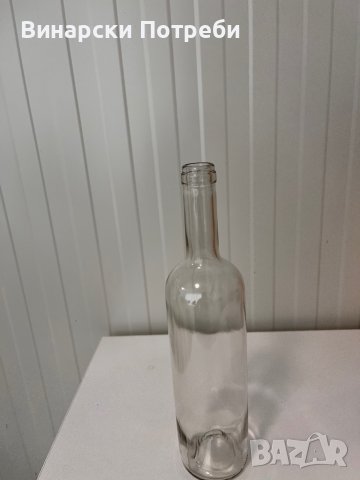 Стъклена бутилка - бяла, снимка 3 - Други - 36600387