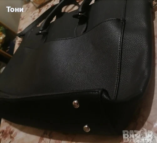 PRIMARK Оригинал Нова Дамска Голяма Чанта Изцяло от Естествена Кожа, снимка 4 - Чанти - 50775591