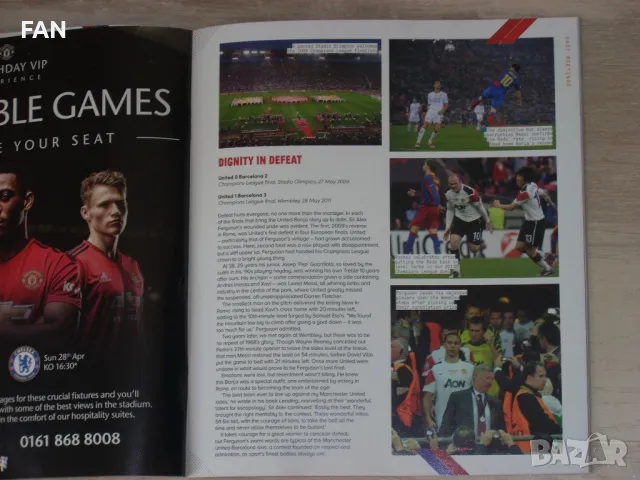 Манчестър Юнайтед - Барселона футболна програма Шампионска лига 2018/19 Лионел Меси, Луис Суарес, снимка 11 - Фен артикули - 47748732