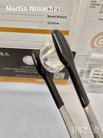 Диамант 10 карата , мойсанит за бижу и подарък, снимка 5 - Други - 49942795