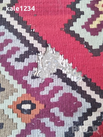 Чипровски килим. Пътека. Ръчно тъкан. Оригинал. Двулицев , снимка 9 - Декорация за дома - 51782282