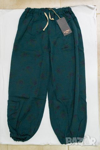 Дамски панталон от памук в зелен нюанс Ian Mosh - L, снимка 2 - Панталони - 42819900