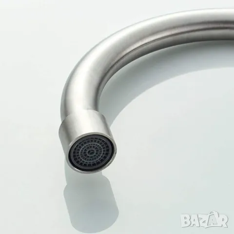 Смесител за мивка Кухненски смесител от неръждаема стомана студена вода, снимка 4 - Смесители - 50298235