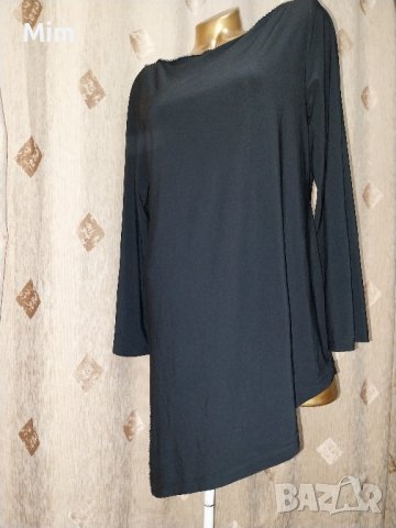 XL/XXL Черна туника със сребристи камъни , снимка 4 - Туники - 42832011