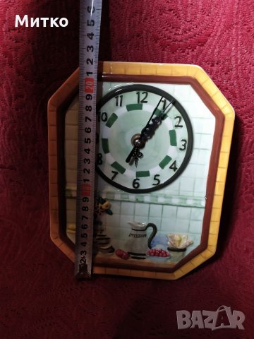 Стар немски порцеланов часовник, снимка 4 - Антикварни и старинни предмети - 32161435