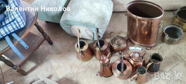 месингови медни съдове, снимка 3 - Декорация за дома - 52392684