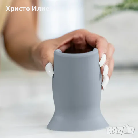 Държач за бебешко шише Ingenuity Robins Egg Light gray, снимка 5 - Прибори, съдове, шишета и биберони - 56253520
