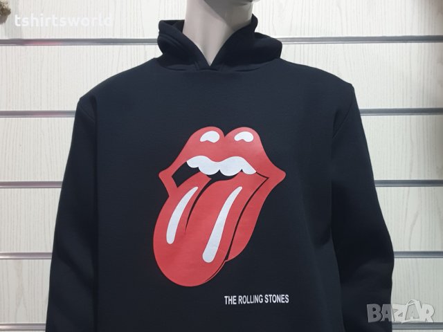 Нов мъжки суичър с трансферен печат на музикалната група Rolling Stones, снимка 3 - Суичъри - 30586389
