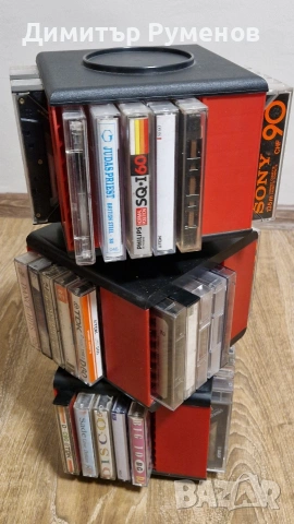 Касетници с аудио касети, снимка 3 - Аудио касети - 53250454