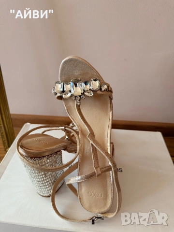 ASOS Дамски сандали с камъни, снимка 6 - Сандали - 53981380
