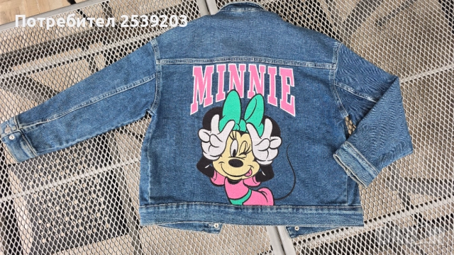 Детско дънково яке Мини Маус на H&M 9-10 години, снимка 10 - Детски якета и елеци - 51853767