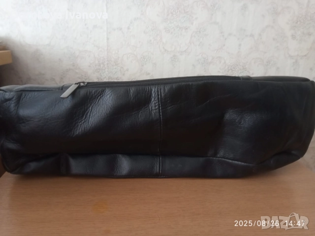 Кожена чанта /естествена кожа/, снимка 4 - Чанти - 51500635
