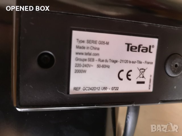 Грил скара Tefal Serie G05-M, снимка 10 - Скари - 39111069