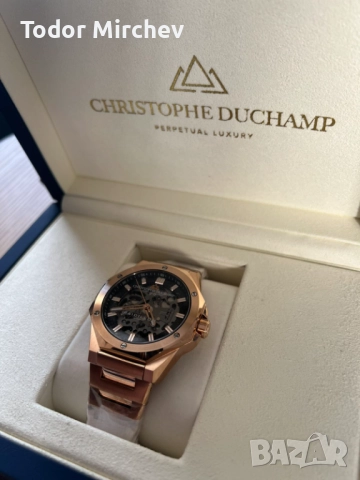 Швейцарски часовник Christophe Duchamp , снимка 6 - Мъжки - 52790239