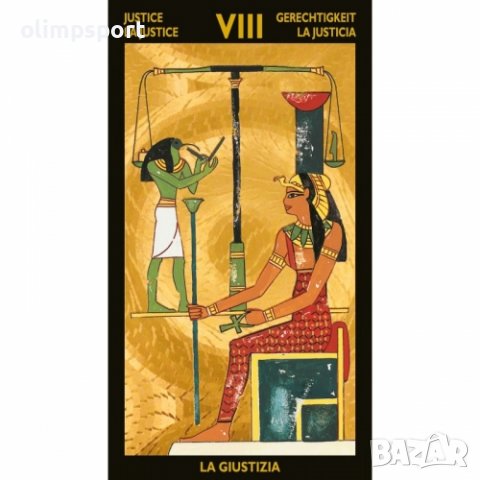 карти таро  LOSCARABEO NEFERTARI   нови , снимка 11 - Карти за игра - 39792658