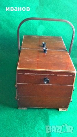 Немски шивашки несесер, снимка 7 - Антикварни и старинни предмети - 35193013