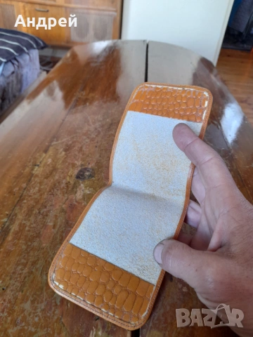 Стар кожен калъф Обувен Завод 9ти Септември, снимка 4 - Други ценни предмети - 53168162