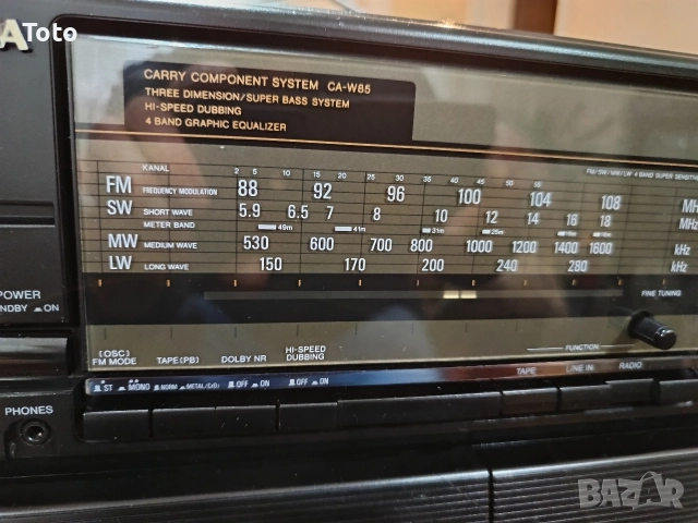 Радио касетофон AIWA. CA-W85 E, снимка 2 - Радиокасетофони, транзистори - 52703112