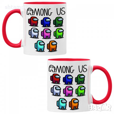 Чаша Among Us 06,Керамична Чаша, Кафе Чай, Игра,Изненада,Подарък,Повод,Празник,Рожден Ден, снимка 5 - Чаши - 38471968