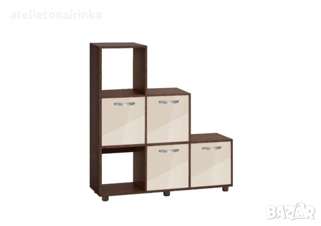 Етажерка Кубо 6 с четири вратички постформинг, снимка 8 - Етажерки - 53882476
