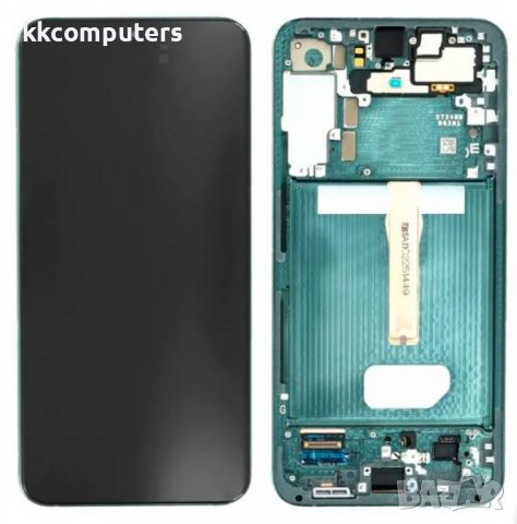 LCD Дисплей за Samsung SM-G906F S22 Plus / GH82-27500C / 27501C / Тъч скрийн + рамка / Зелен / Ориги