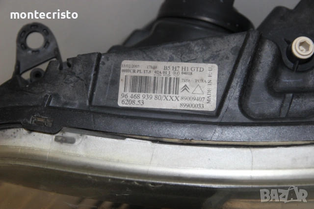 Ляв фар Citroen C4 (2004-2010г.) 620853 / 9646893980, снимка 10 - Части - 54300486