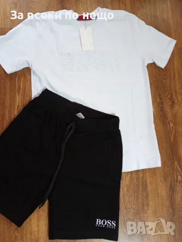 Hugo Boss Мъжки Летен Екип Пума👕🩳Мъжки Къс Комплект Хуго Бос - 2 Налични Цвята Код D2347, снимка 2 - Спортни дрехи, екипи - 49880518