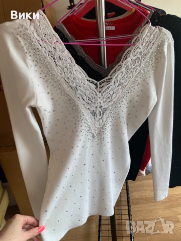 Нова блуза в три цвята, снимка 4 - Блузи с дълъг ръкав и пуловери - 39547095