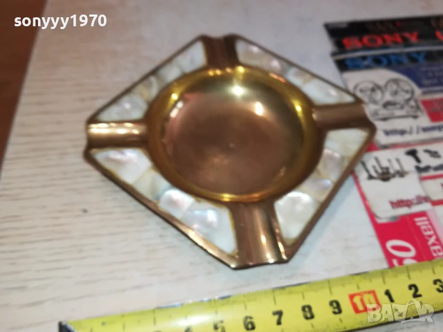 МЕСИНГОВ ПЕПЕЛНИК ОТ АНГЛИЯ 2007251923LCHERY, снимка 14 - Антикварни и старинни предмети - 51084231