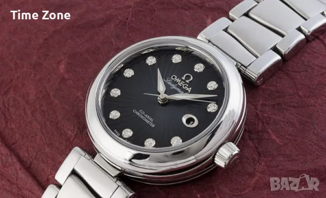 Omega De Ville Ladymatic 34mm Steel Diamond Dial Дамски Различни Варианти, снимка 4 - Дамски - 48000511