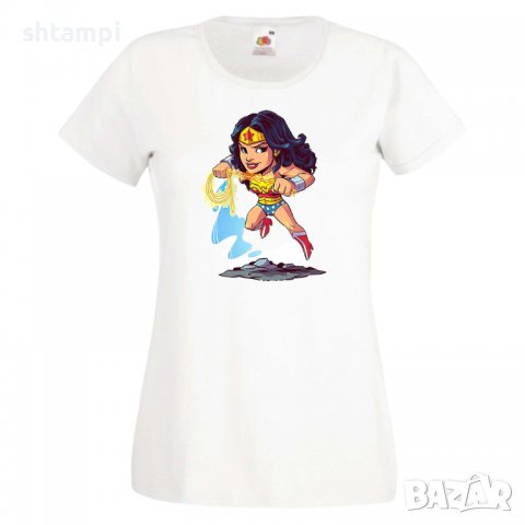 Дамска тениска DC Wonder Star Wars Игра,Изненада,Подарък,Геймър, , снимка 3 - Тениски - 36788645