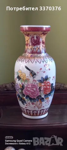 Китайска ваза-ръчно рисувана