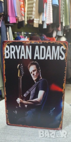 Bryan Adams-метална табела (плакет), снимка 3 - Китари - 54090681