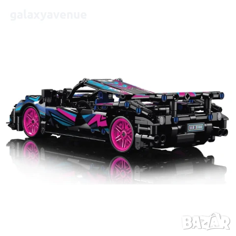 Комплект строителни блокчета за състезателни коли, 1:18 Технически моделен комплект 504 части, снимка 2 - Конструктори - 54074834